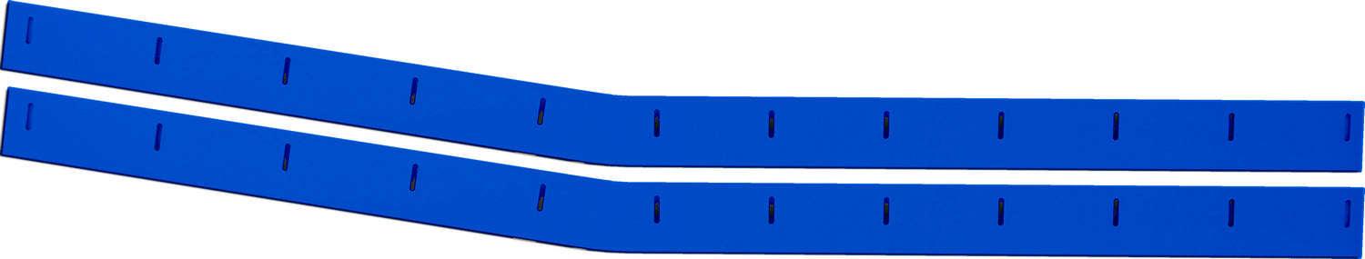 88 MD3 Monte Carlo Wear Strips 1pr Chevron Blue - Burlile Performance Products