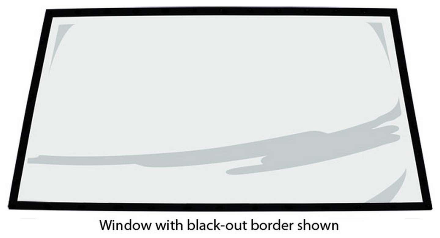 88 Monte Rear Window Flat .093 Uncoated - Burlile Performance Products