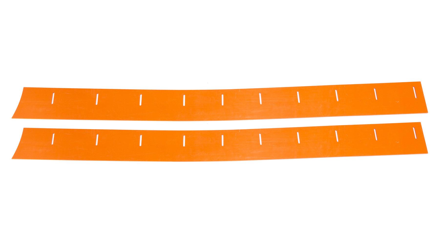 88 Monte Wear Strips Lower Nose Orange - Burlile Performance Products