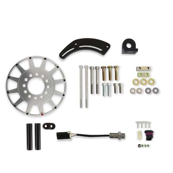8IN 12-1X Crank Trigger Kit GM LS Hall Effect - Burlile Performance Products