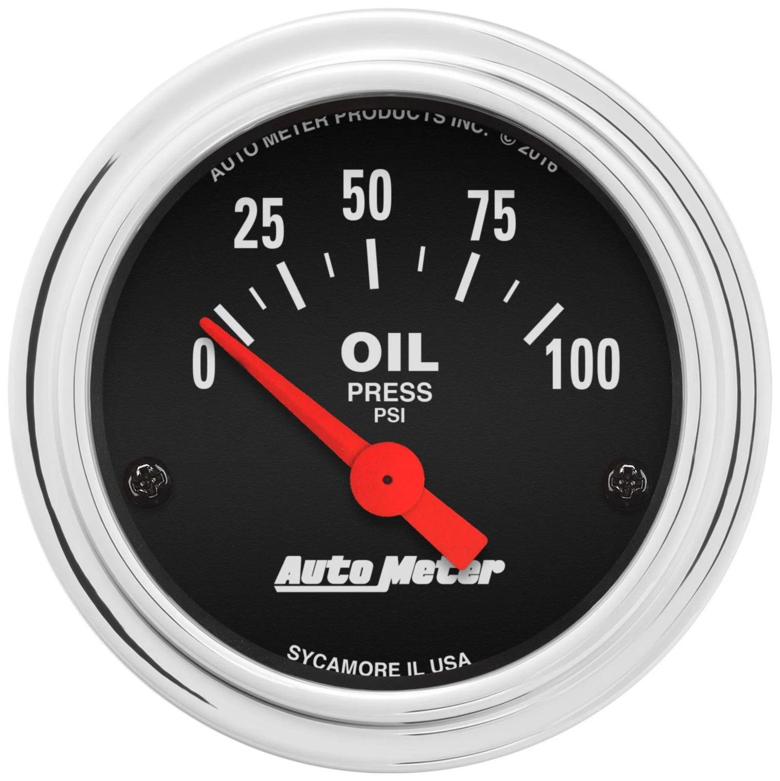 0-100 Oil Pressure Gauge - Burlile Performance Products