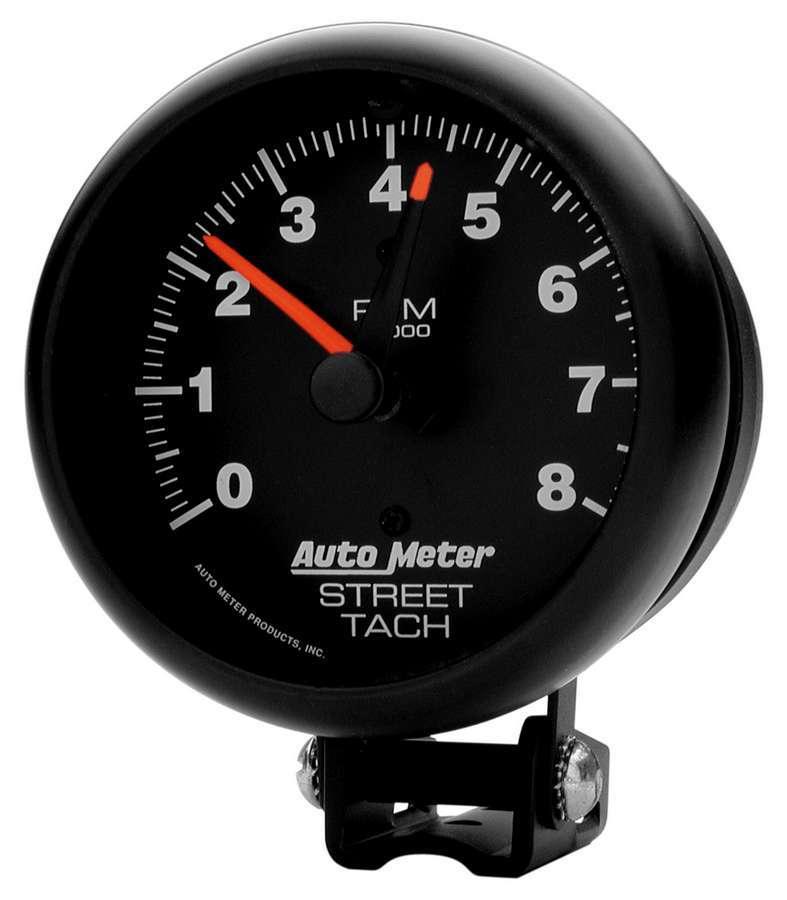 8000 Rpm Black Tach - Burlile Performance Products