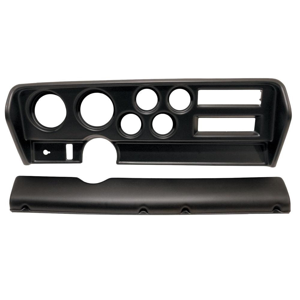Direct Fit Gauge Panel Pontiac GTO 70-72 Black - Burlile Performance Products