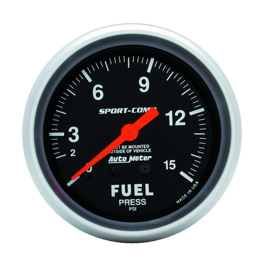 0-15 Fuel Pressure Gauge - Burlile Performance Products