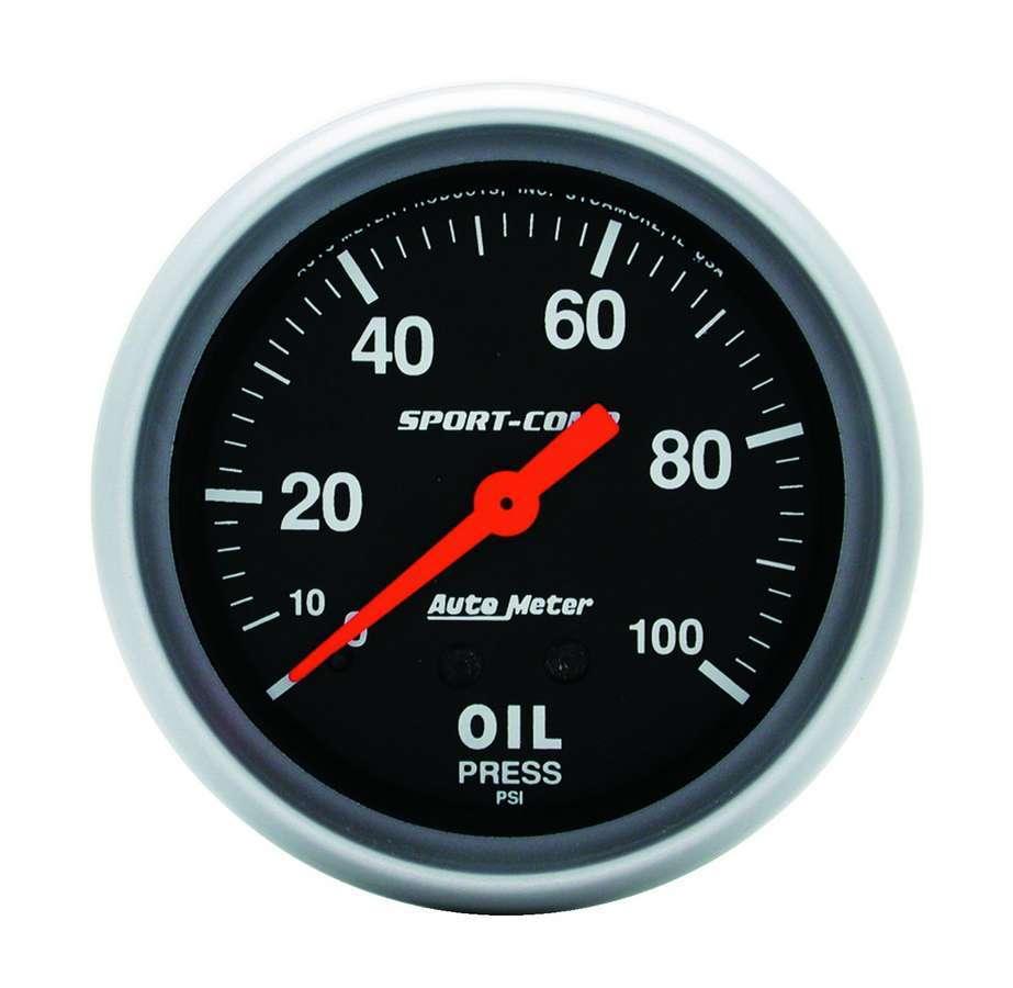 0-100 Oil Pressure Gauge - Burlile Performance Products