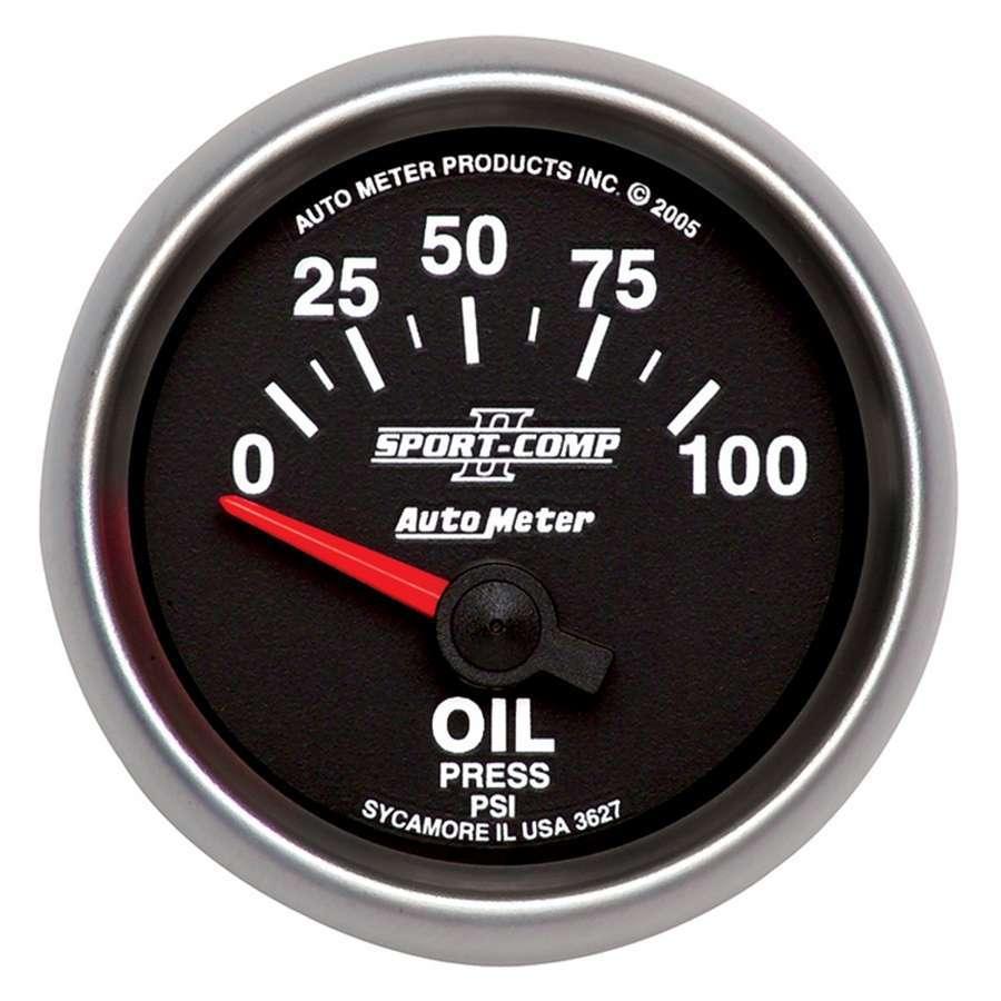 2-1/16in S/C II Oil Pressure Gauge 0-100psi - Burlile Performance Products