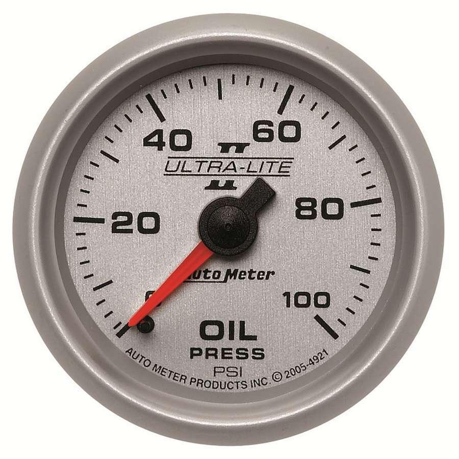 2-1/16in U/L II Oil Pressure Gauge 0-100psi - Burlile Performance Products