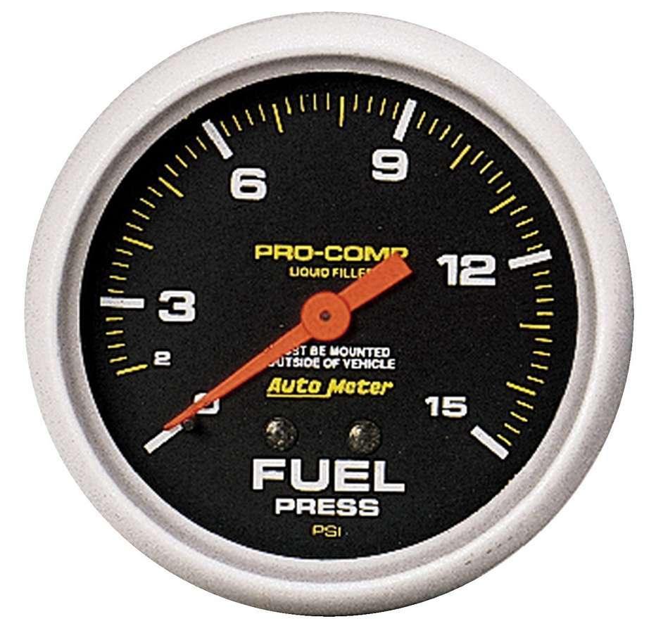 0-15 Fuel Pressure Gauge - Burlile Performance Products