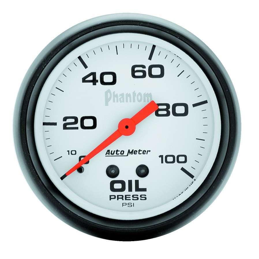 2-5/8in Phantom Oil Pressure Gauge 0-100psi - Burlile Performance Products
