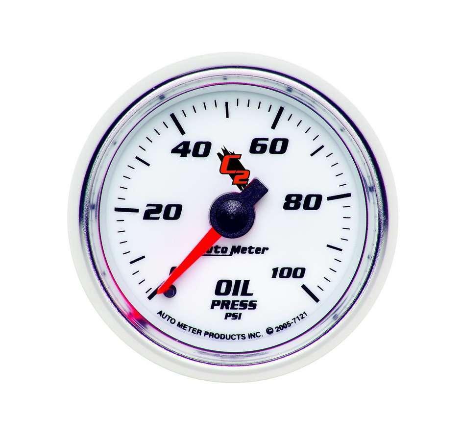 2-1/16in C2/S Oil Press. Gauge 0-100psi - Burlile Performance Products