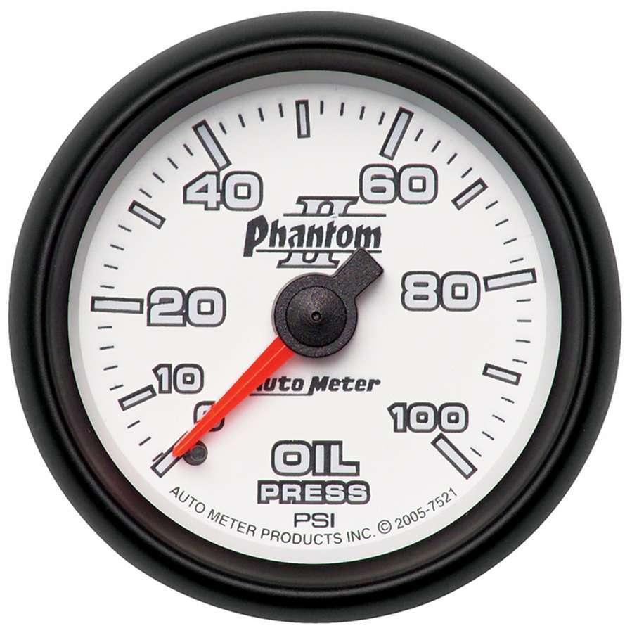 2-1/16in P/S II Oil Pressure Gauge 0-100psi - Burlile Performance Products