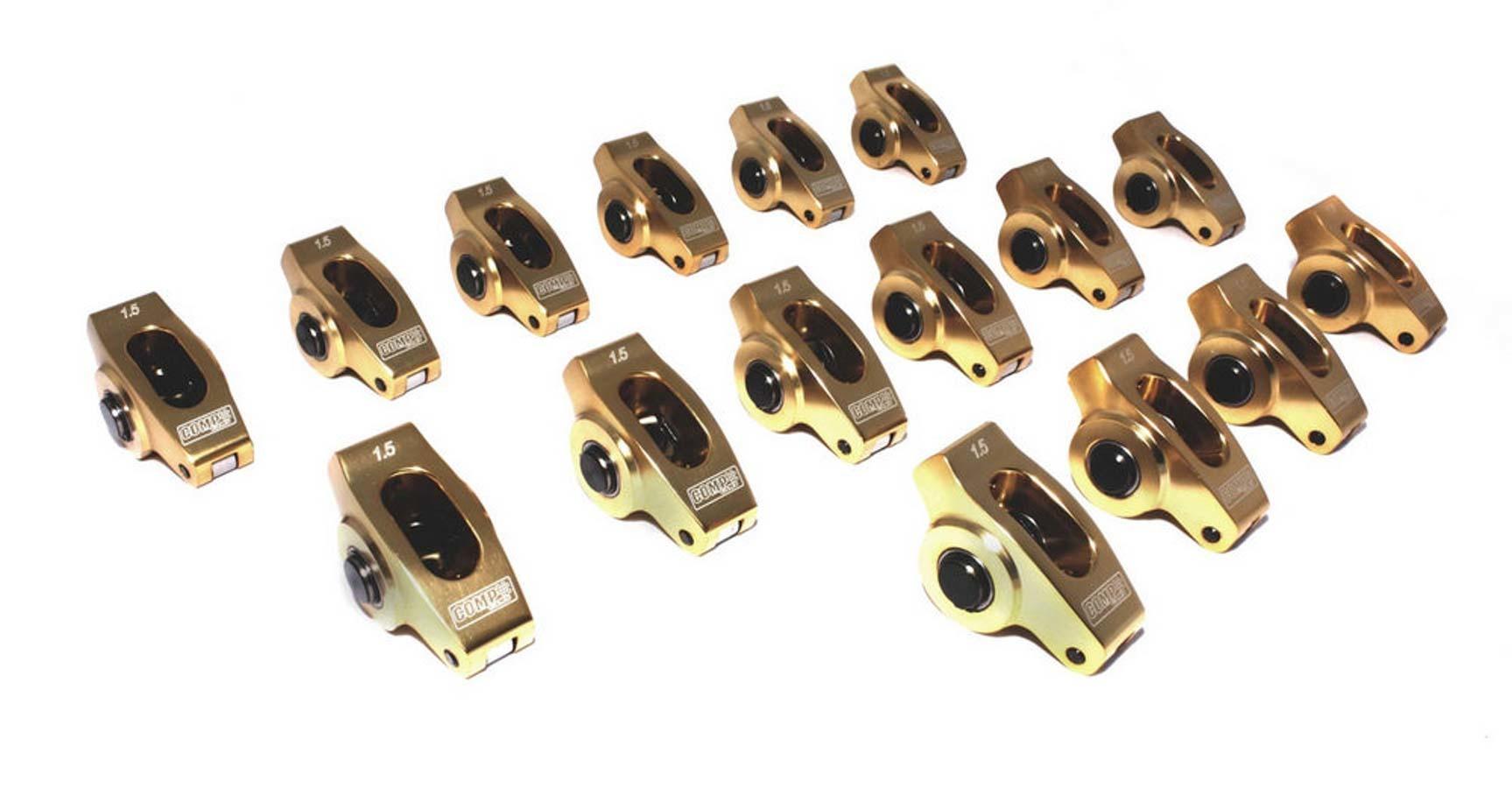 SBC Ultra Gold R/A's - 1.5 Ratio 7/16 Stud - Burlile Performance Products