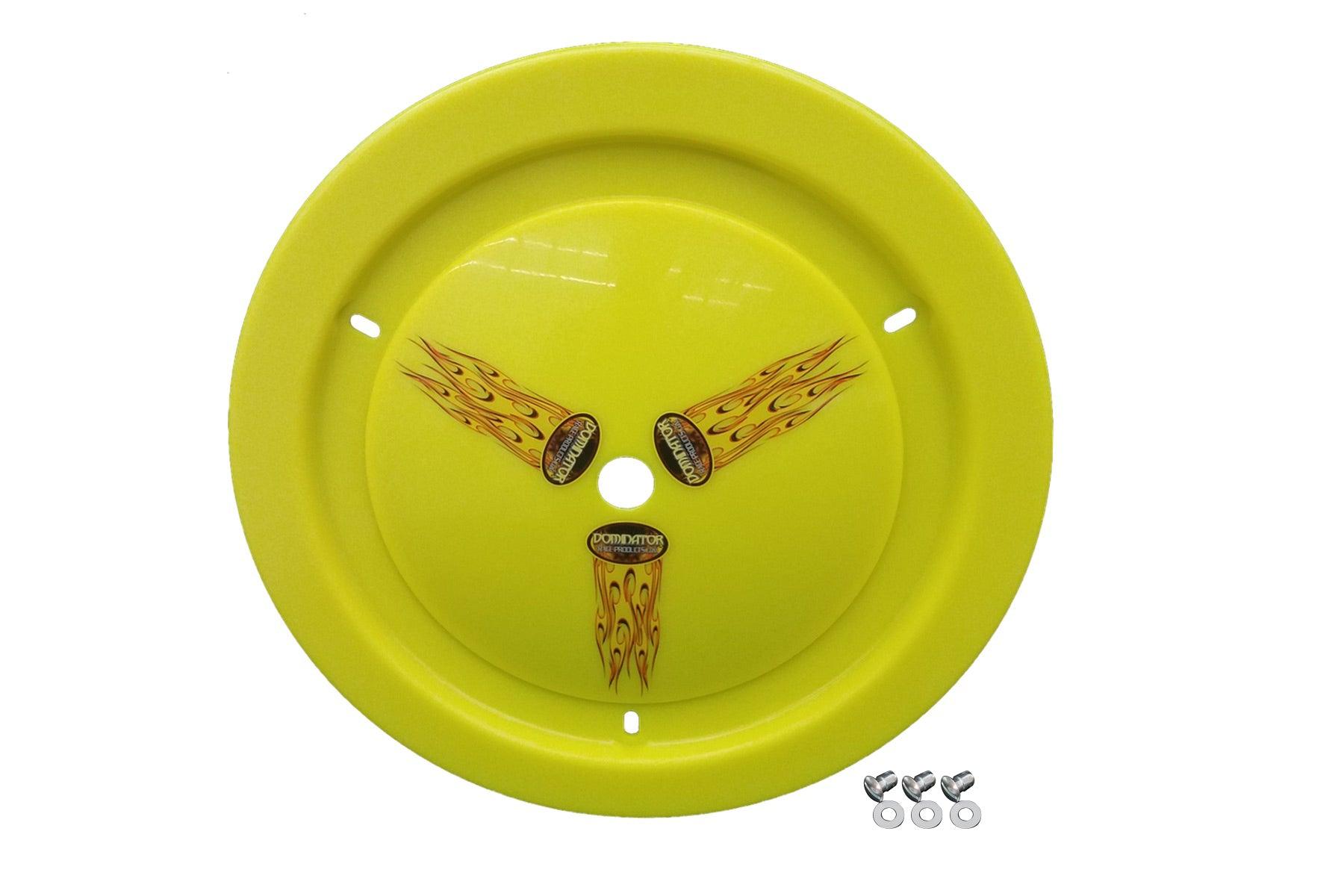 Wheel Cover Dzus-On Fluo Yellow Real Style - Burlile Performance Products