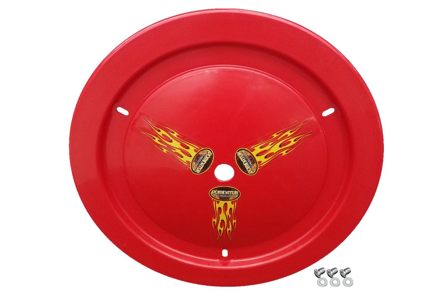 Wheel Cover Dzus-On Red Real Style - Burlile Performance Products