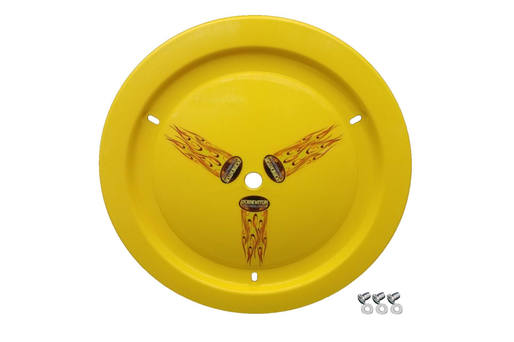 Wheel Cover Dzus-On Yellow Real Style - Burlile Performance Products