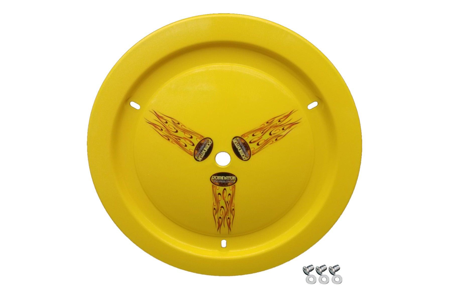 Wheel Cover Dzus-On Yellow - Burlile Performance Products