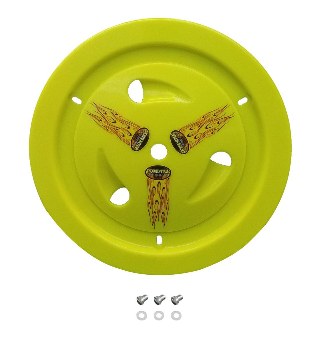 Wheel Cover Dzus-On Fluo Yellow - Burlile Performance Products