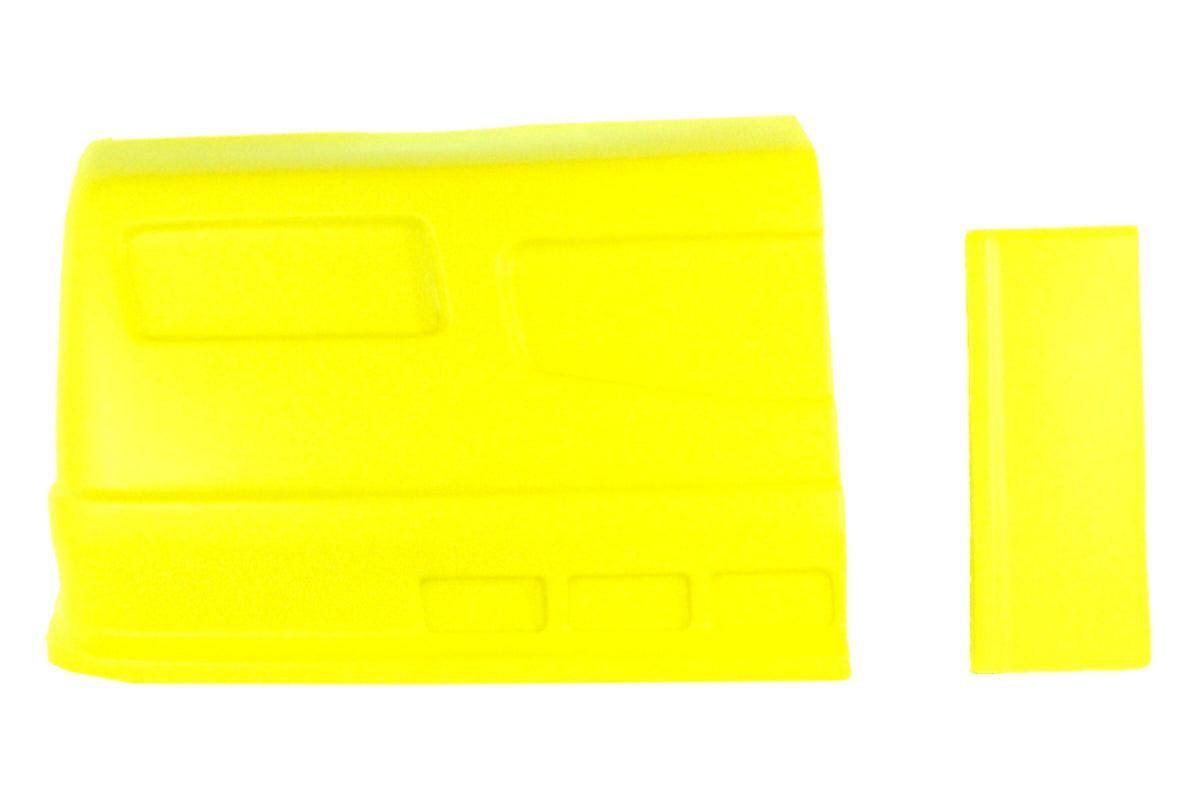 SS Nose Flou Yellow Right Side Dominator SS - Burlile Performance Products