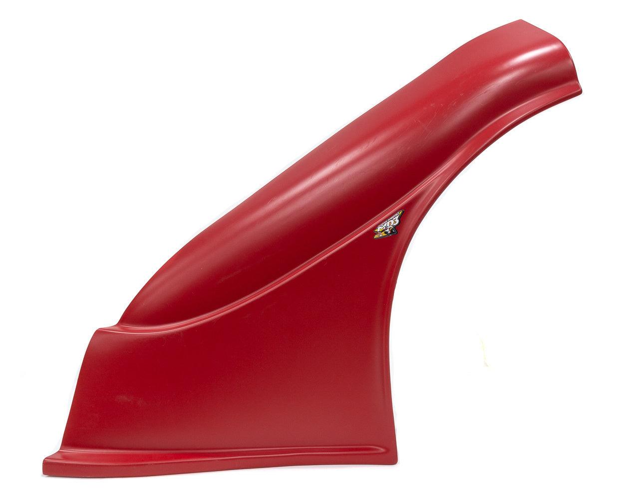 MD3 Plastic Dirt Fender Red Old Style - Burlile Performance Products