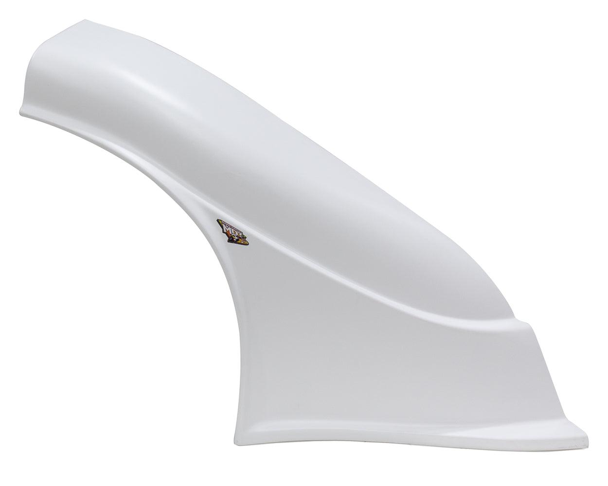 MD3 Plastic Dirt Fender White Old Style - Burlile Performance Products