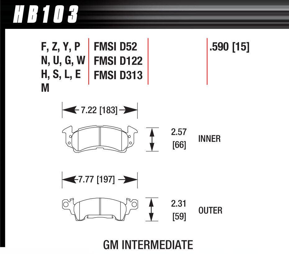 Performance Street Brake Pads (4) - Burlile Performance Products