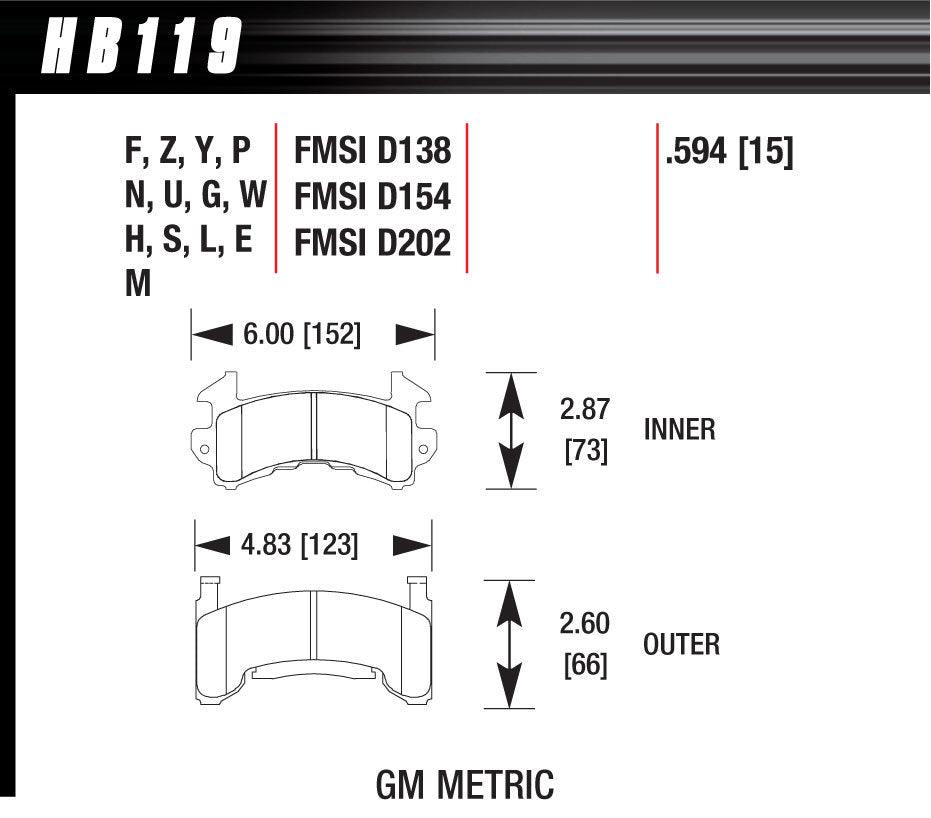 Performance Street Brake Pads (4) - Burlile Performance Products