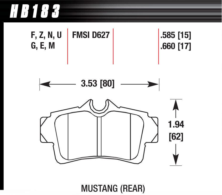 Performance Street Brake Pads (4) - Burlile Performance Products