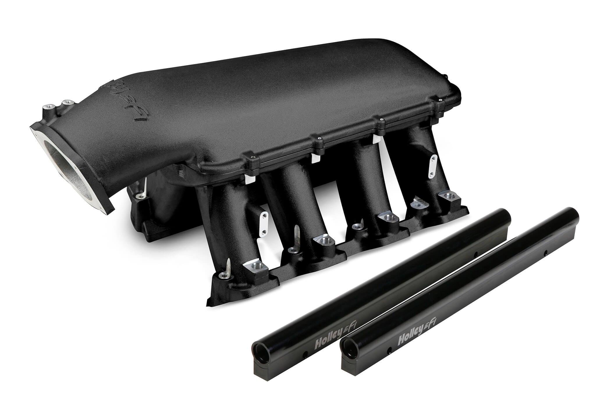 GM LS Hi-Ram Intake Sys. - 105mm EFI Throttle Bdy - Burlile Performance Products
