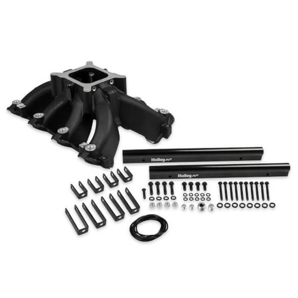 GM LS Intake Manifold Split Single Plane 4150 - Burlile Performance Products