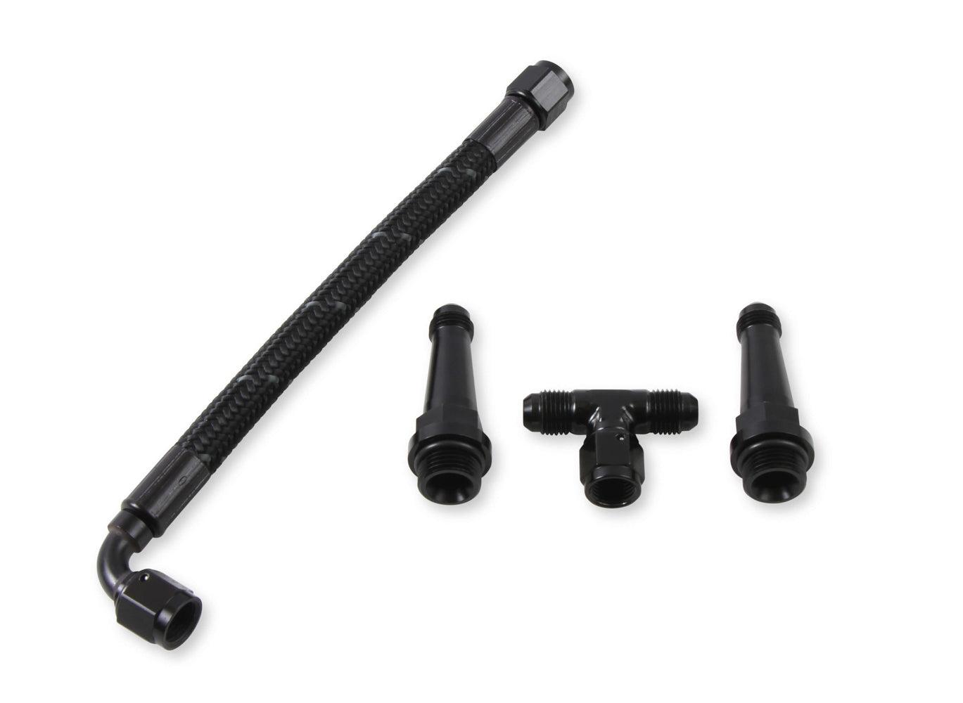 EFI Stealth Crossover Braided Fuel Line Lit - Burlile Performance Products