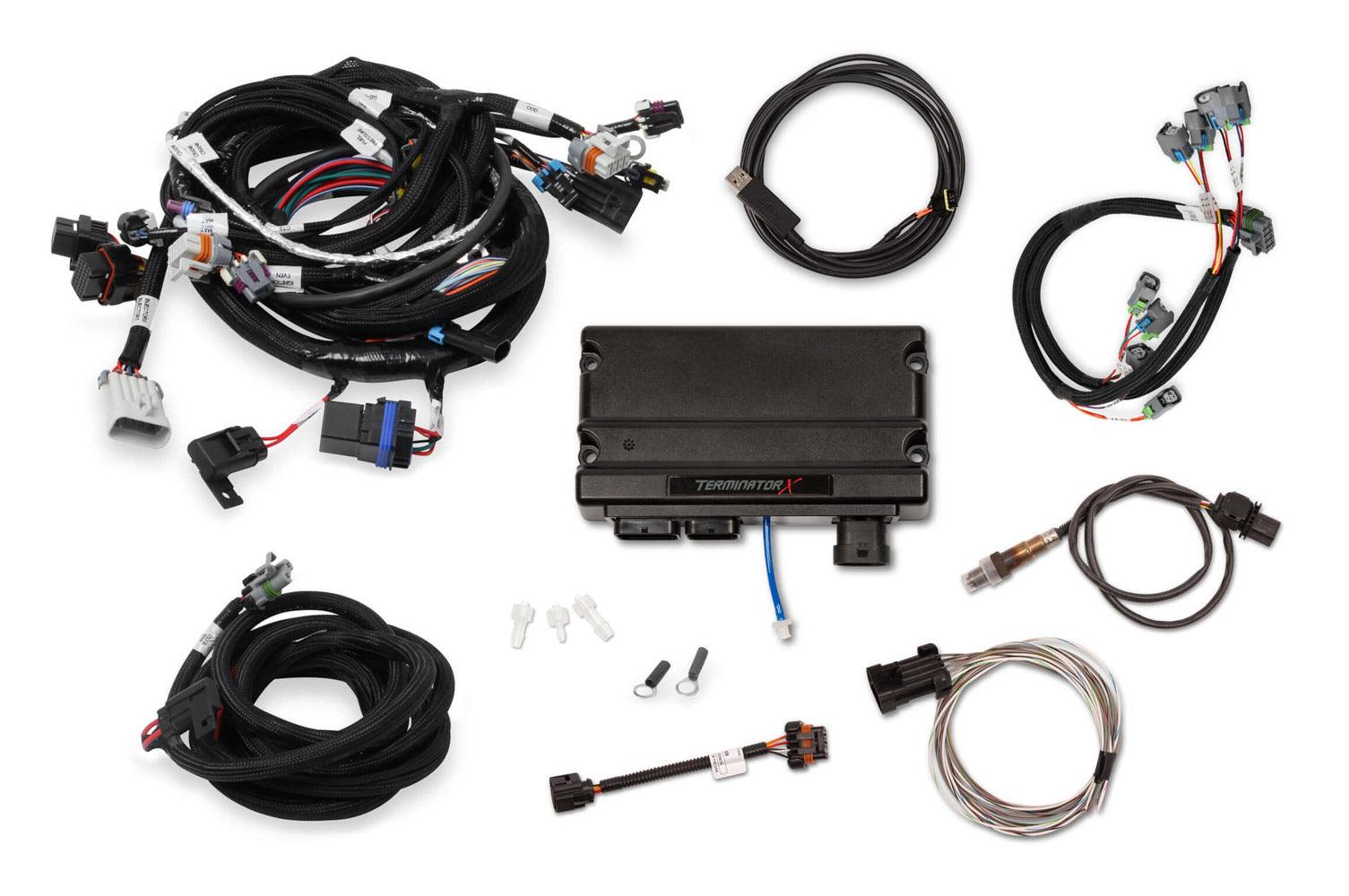 Terminator X MPFI Kit GM LS1 w/EV6 Inj Harness - Burlile Performance Products