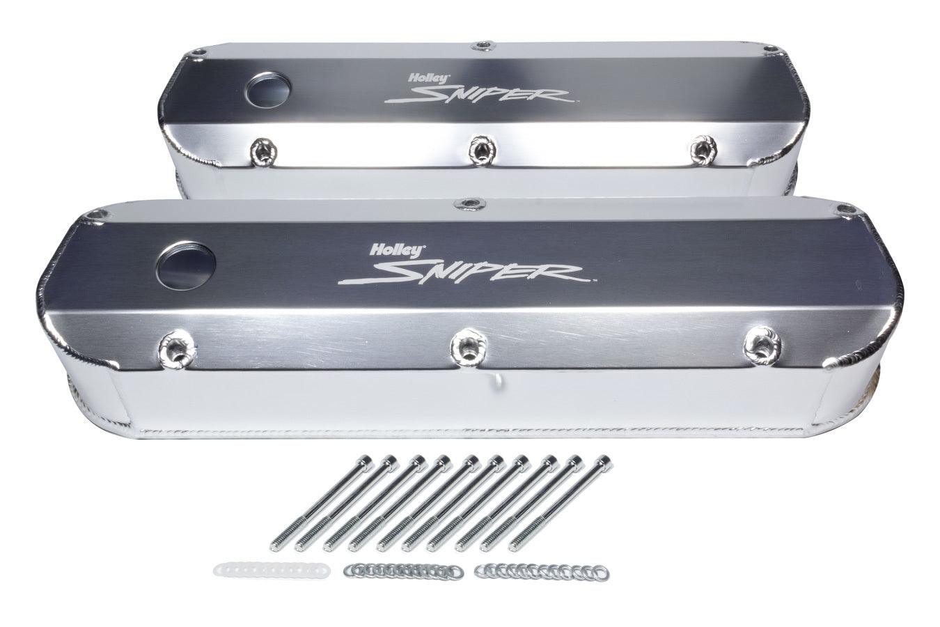 Sniper Fabricated Valve Covers SBF Tall - Burlile Performance Products