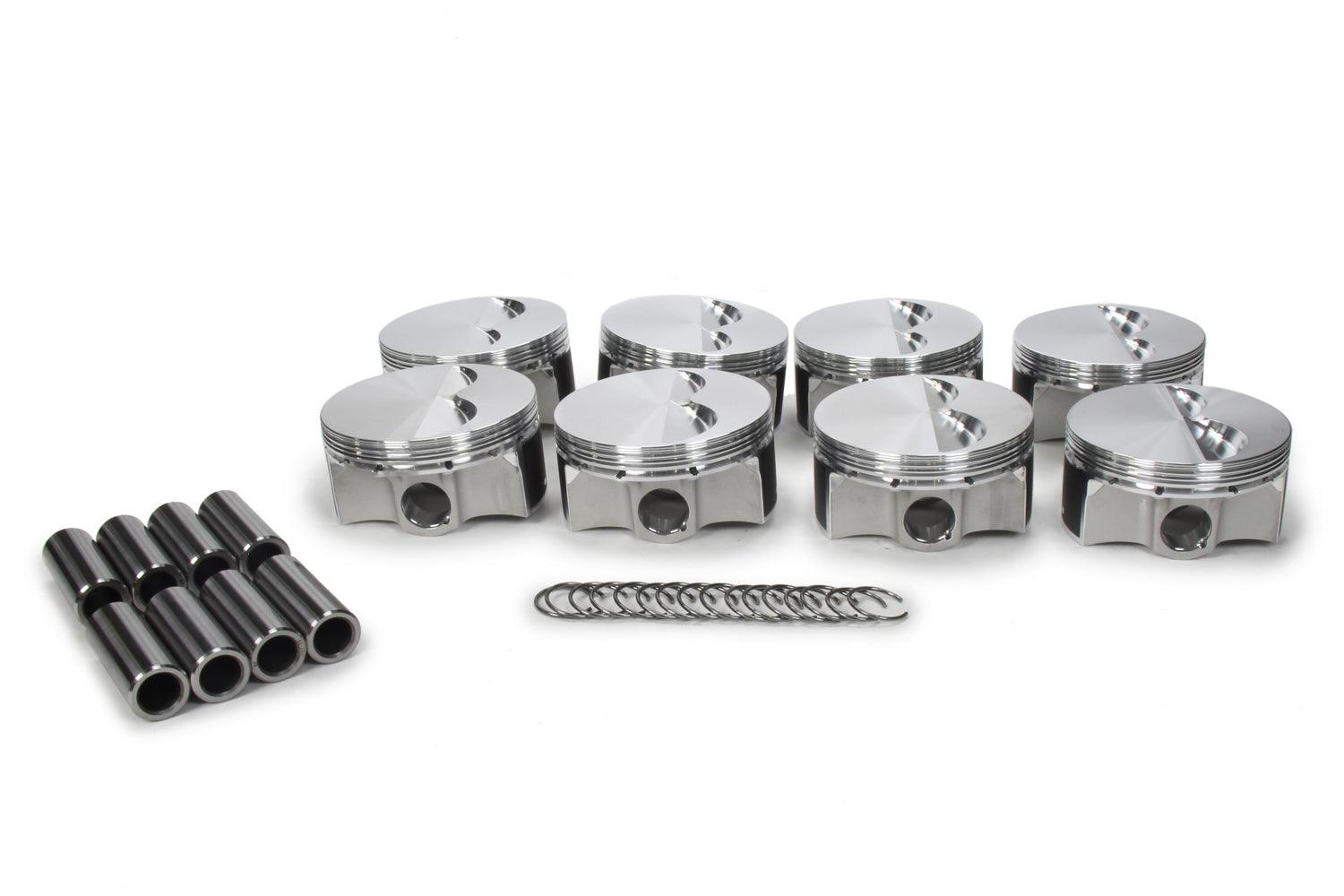 SBC Flat Top Piston Set 4.045 Bore -5cc - Burlile Performance Products