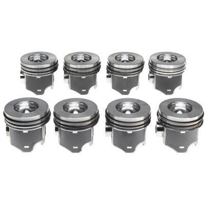 Piston Set w/Rings Ford 6.0L Diesel 8pk - Burlile Performance Products