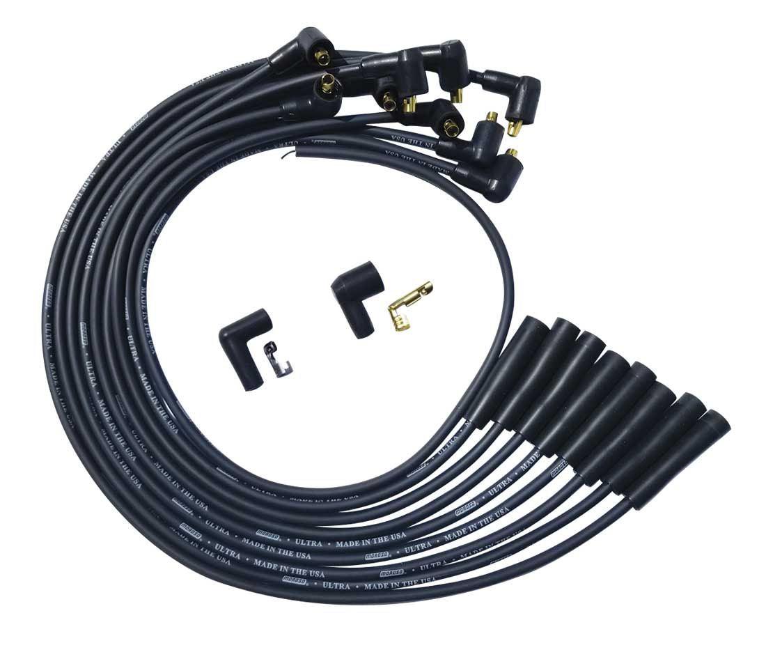 Ultra Plug Wire Set BBC Over V/C Black - Burlile Performance Products