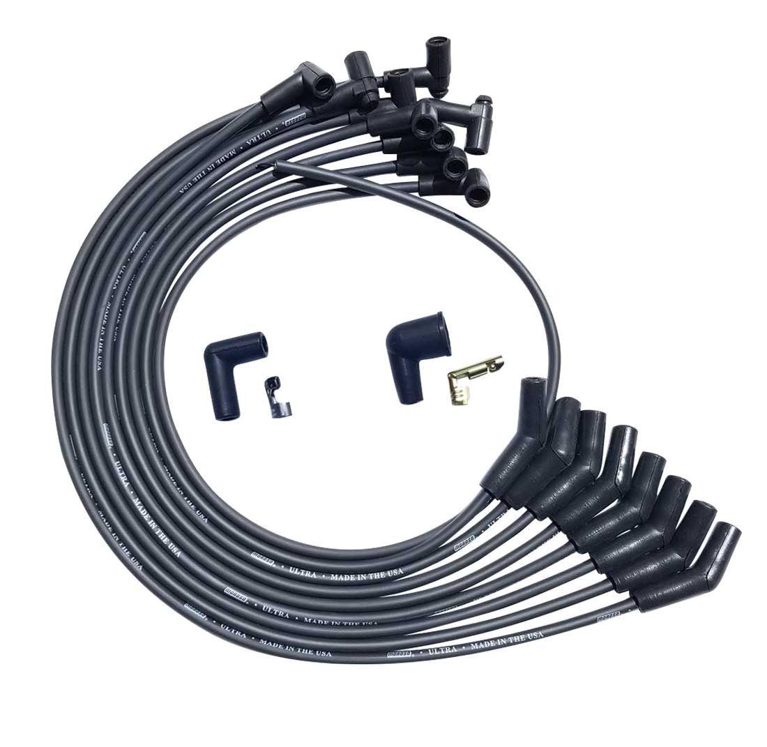 Ultra Plug Wire Set BBC Over V/C Black - Burlile Performance Products