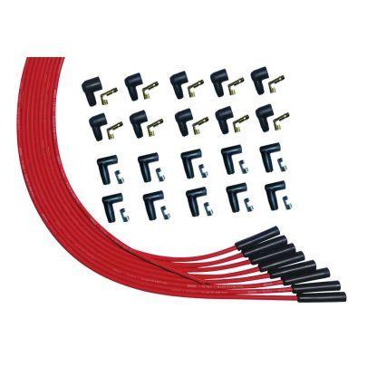 Ultra Plug Wire Set Universal V8 Red - Burlile Performance Products