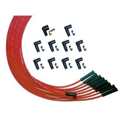 Ultra Plug Wire Set Universal V8 Red - Burlile Performance Products