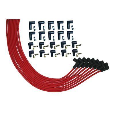 Ultra Plug Wire Set Universal V8 Red - Burlile Performance Products