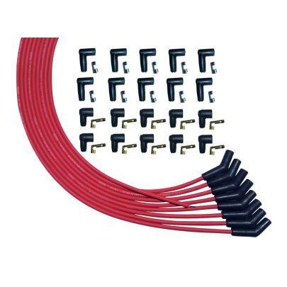 Ultra Plug Wire Set Universal V8 Red - Burlile Performance Products
