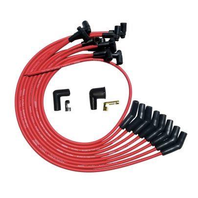 Ultra Plug Wire Set SBC Over V/C Red - Burlile Performance Products