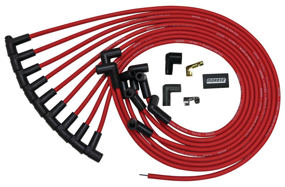 Ultra Plug Wire Set BBC Under V/C Red - Burlile Performance Products