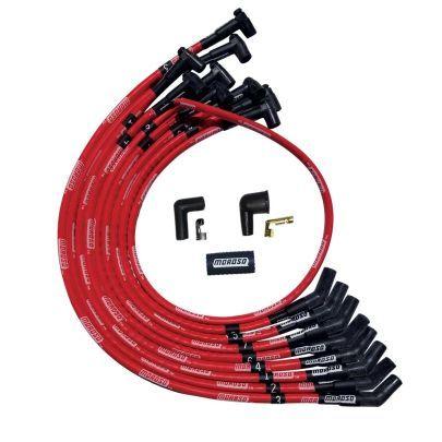 Ultra Plug Wire Set SBC Over V/C Red - Burlile Performance Products
