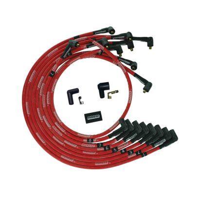 Ultra Plug Wire Set BBC Under V/C Red - Burlile Performance Products