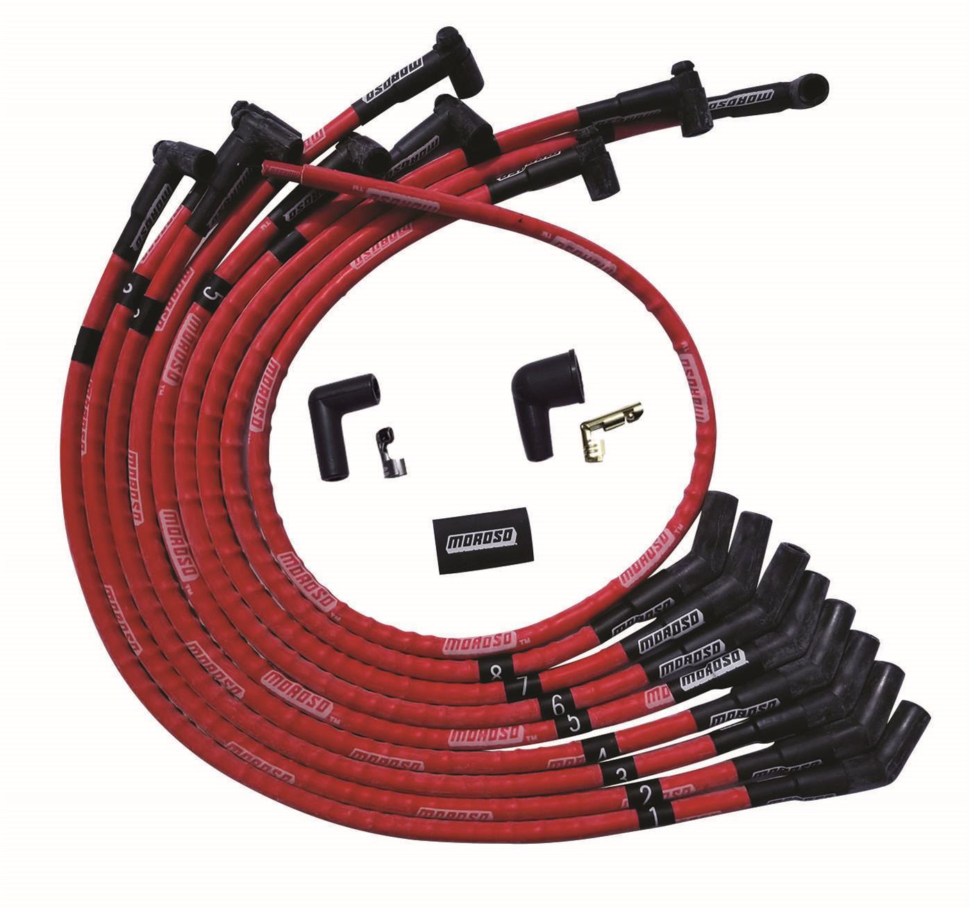 Ultra Plug Wire Set SBF 260-302 Red - Burlile Performance Products