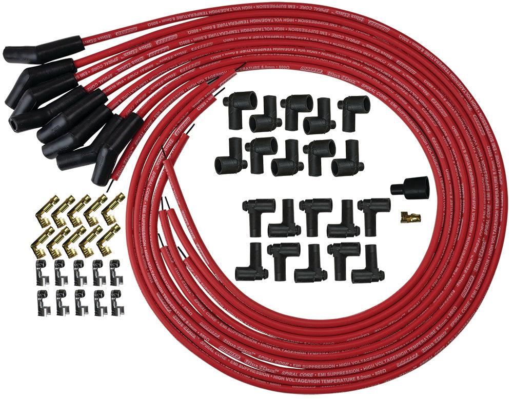 Blue Max Ignition Wire Set - Red - Burlile Performance Products