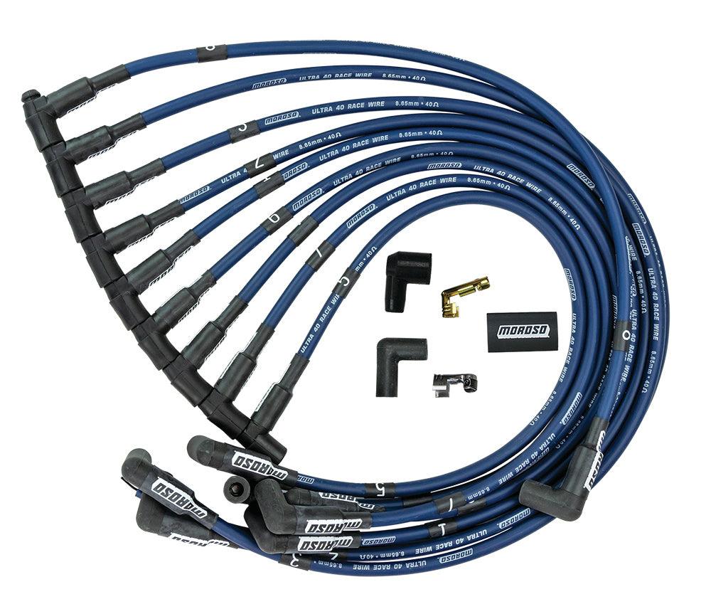 Ultra 40 Plug Wire Set - Blue - Burlile Performance Products