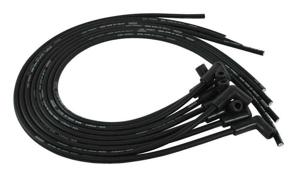 Ultra 40 Plug Wire Set - Black - Burlile Performance Products