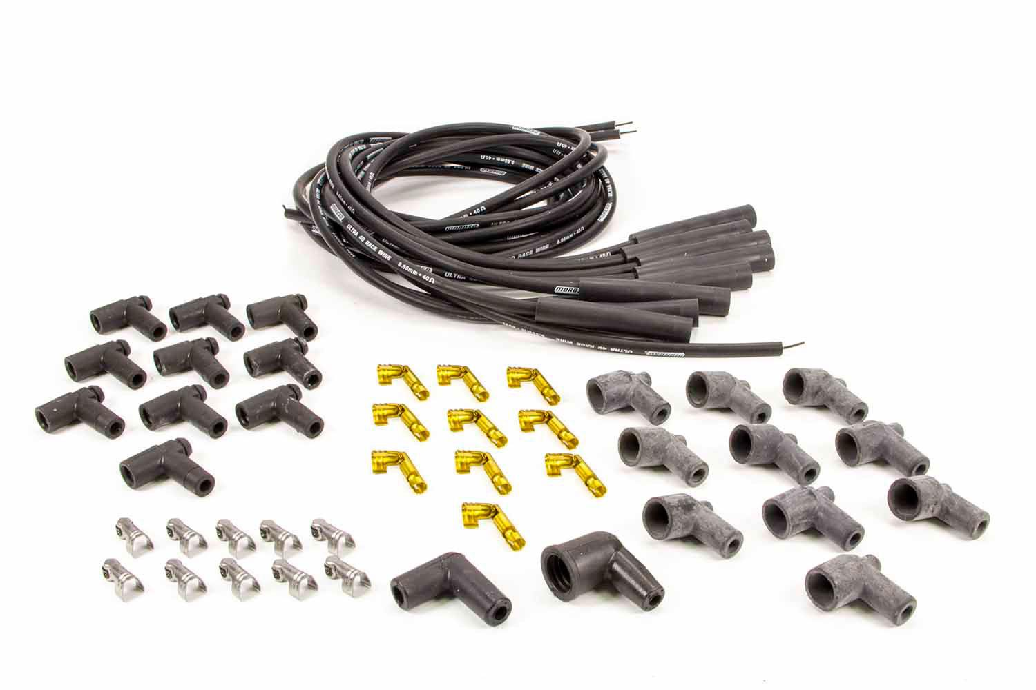Ultra 40 Plug Wire Set - Black - Burlile Performance Products
