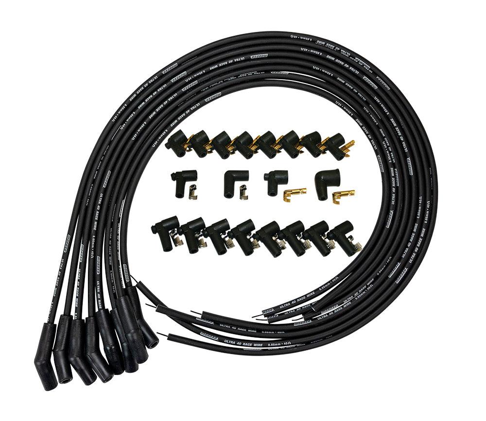 Ultra 40 Plug Wire Set - Black - Burlile Performance Products